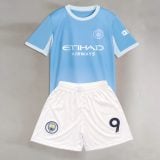 #9 Erling Haaland Manchester City Youth Soccer Jersey