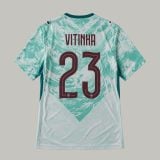 #23 Vítor Machado Ferreira Portugal "Teal wave patterns" Youth Soccer Jersey
