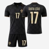 #17 Rafael Leão Portugal 'Black Panther' Soccer Jersey