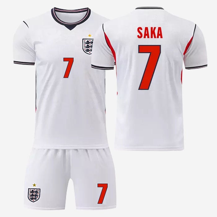 #7 Bukayo Saka England Soccer Jersey