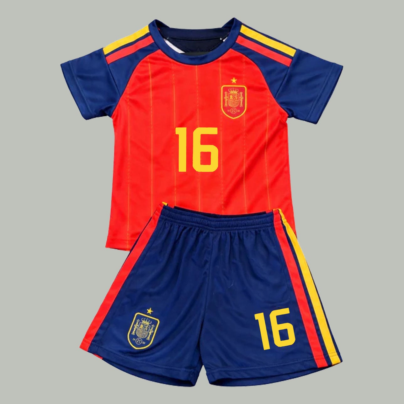 #16 Rodrigo Hernández Cascante Spain Youth Soccer Jersey
