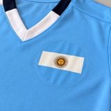 Argentina Sky Blue Classic Short Sleeve Blank Youth Soccer Jersey