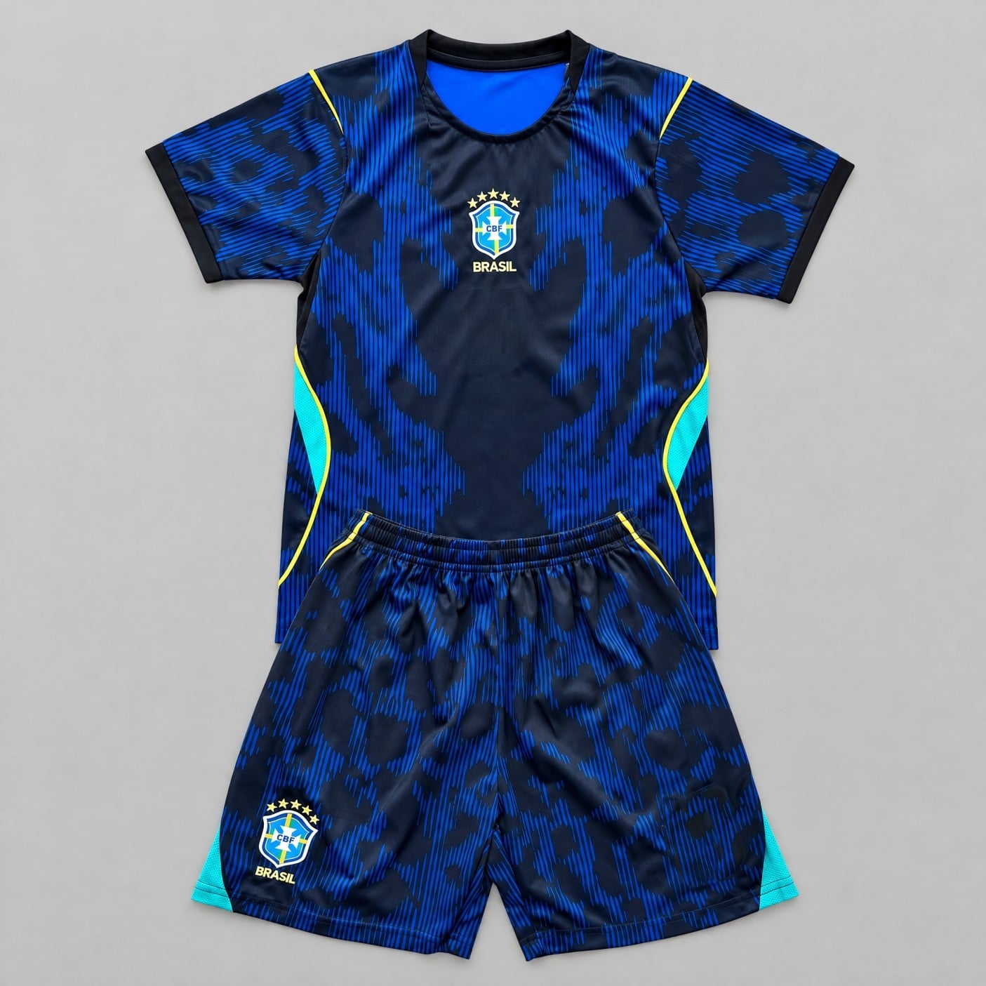 Brazil Blank Youth Soccer Jersey