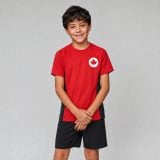 Canada Short Sleeve Blank Youth Soccer Jersey