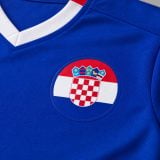 Croatia Short Sleeve Blank Youth Soccer Jersey
