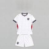 England Youth Blank Soccer Jersey Set