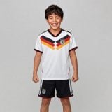 Germany White Heritage Blank Youth Soccer Jersey Set