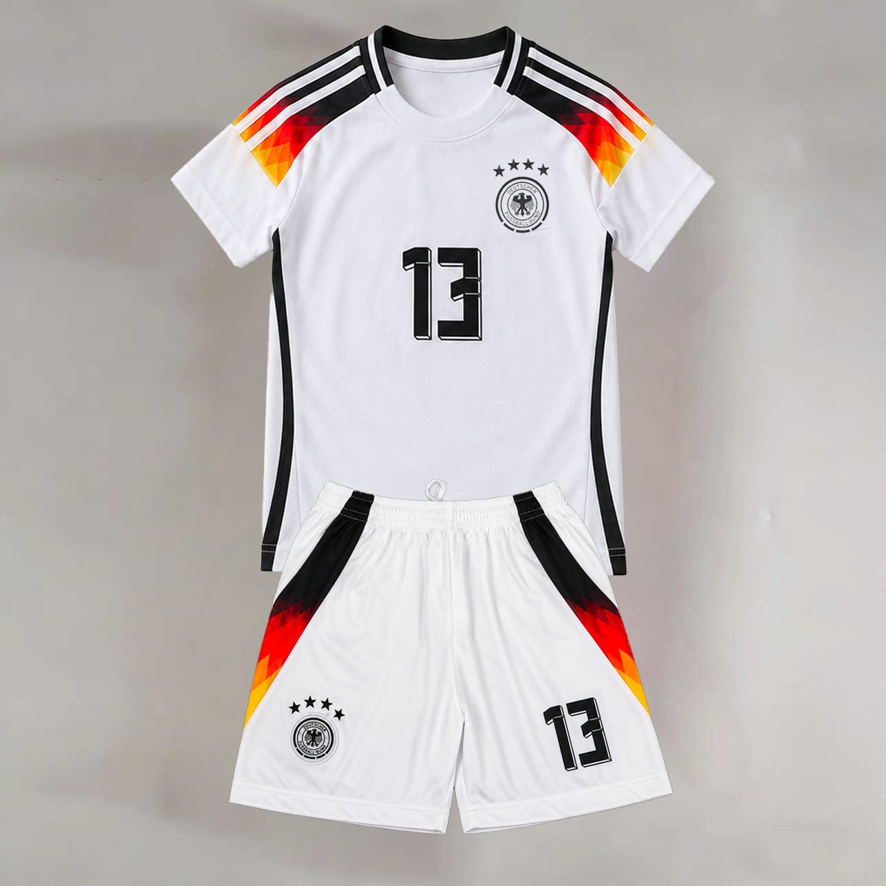 #13 Thomas Müller Germany Youth Soccer Jersey
