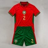 #2 Achraf Hakimi Morocco Youth Soccer Jersey