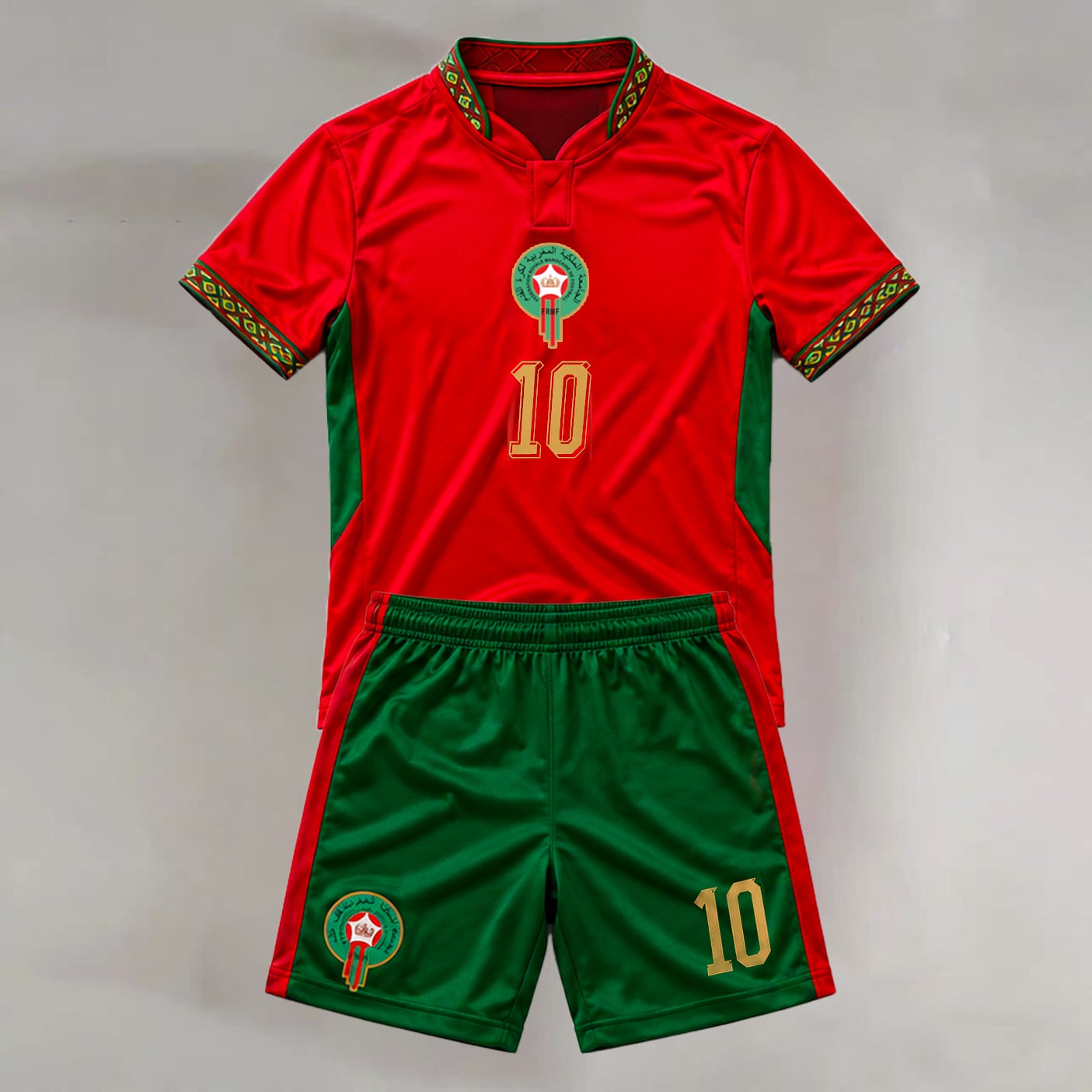 #10 Brahim Abdelkader Díaz Morocco Youth Soccer Jersey