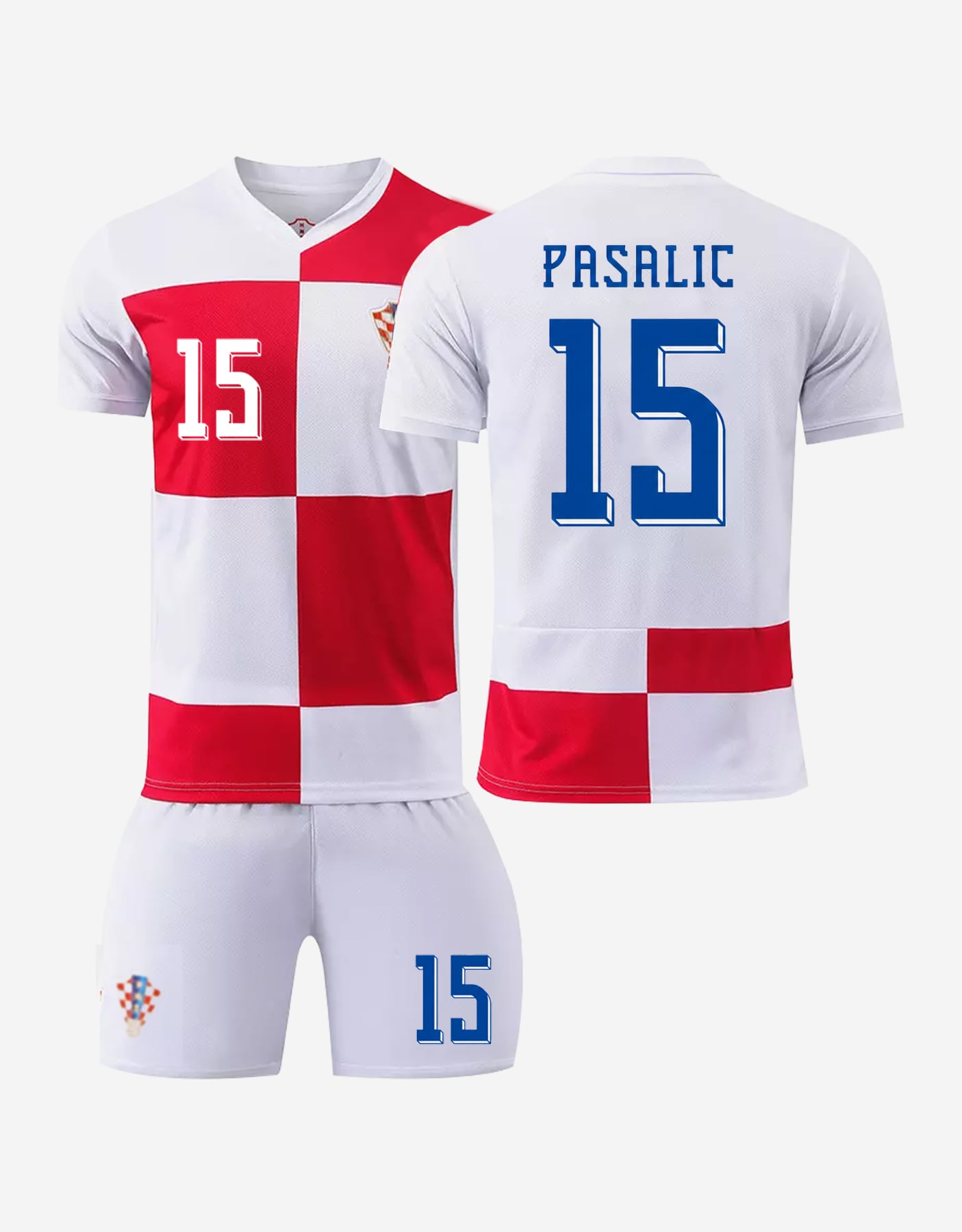 #15 Mario Pašalić Croatia Soccer Jersey