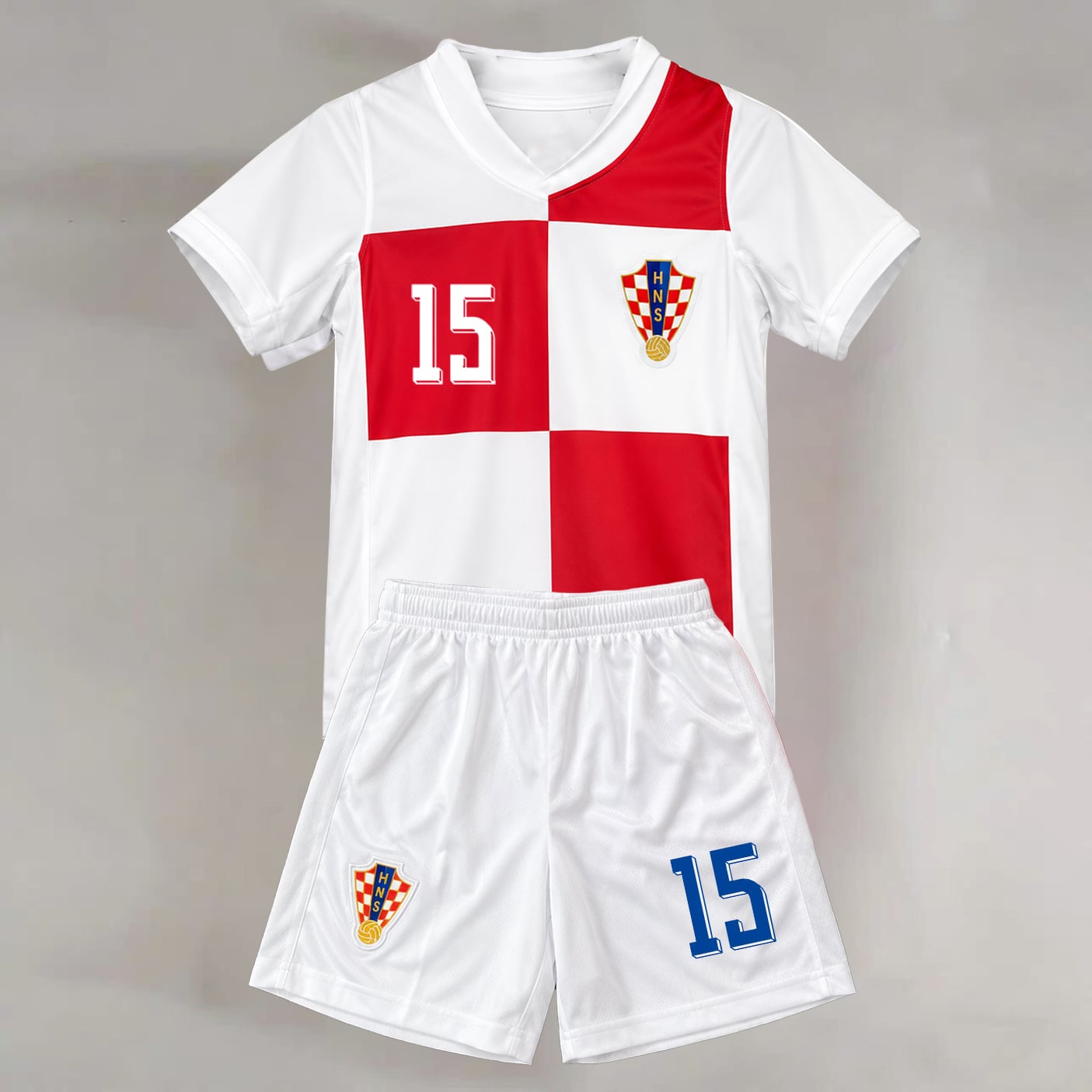 #15 Mario Pašalić Croatia Youth Soccer Jersey