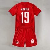 #19 Alphonso Davies Canada Youth Soccer Jersey