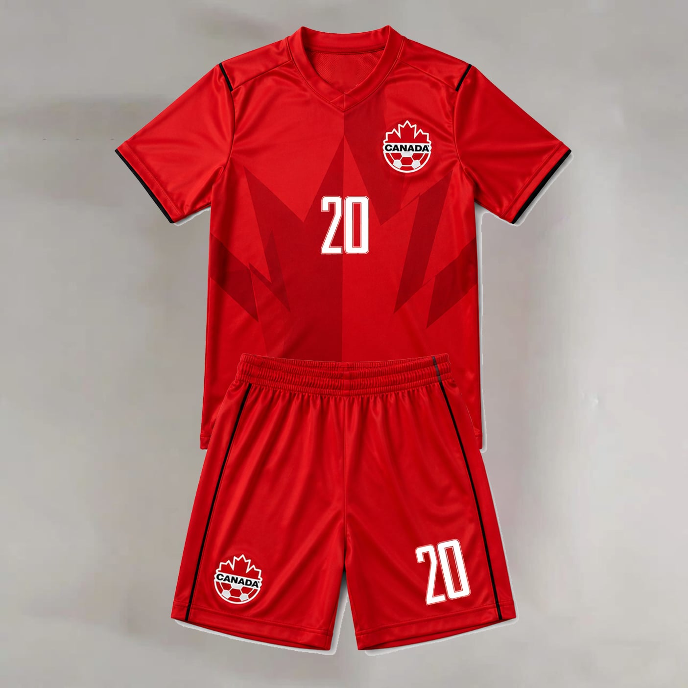 #20 Jonathan Christian David Canada Youth Soccer Jersey