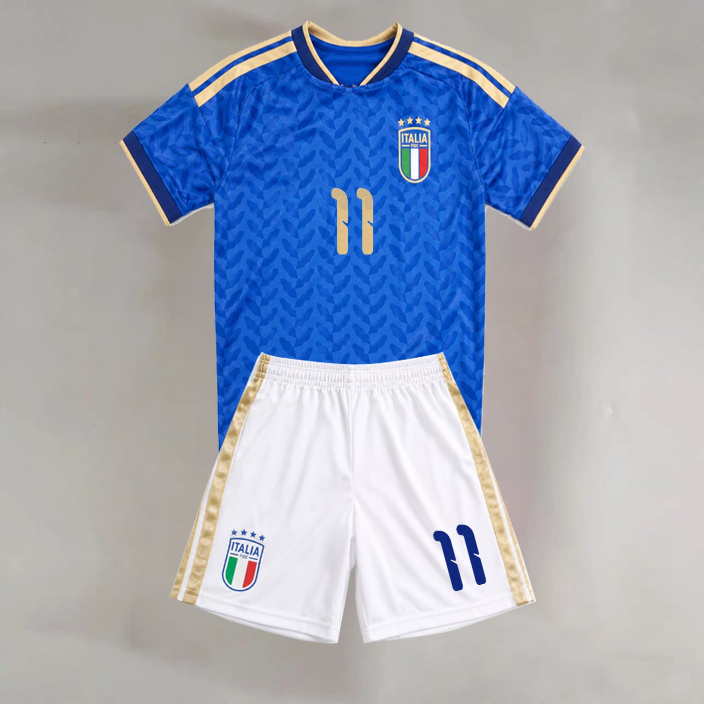 #11 Bioty Moise Kean Italy Youth Soccer Jersey