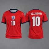 #10 Jude Bellingham England Red Navy Soccer Jersey