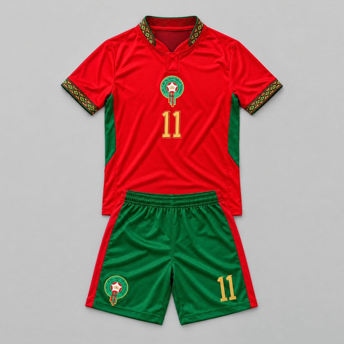 11 Ismael Saibari Morocco Youth Soccer Jersey - 99Jersey | Where