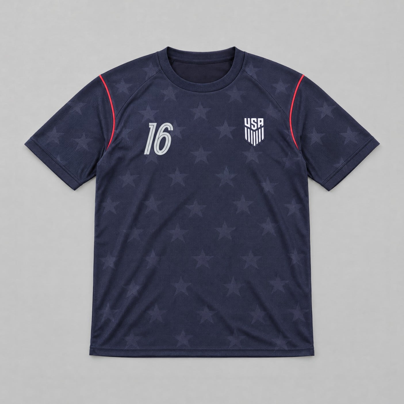 #16 Alex Freeman USA Navy Star Soccer Jersey