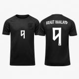 #9 Erling Haaland Norway Black Soccer Jersey