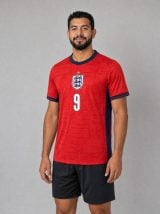 #9 Harry Kane England Red Navy Soccer Jersey