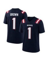 #1 A.J. Brown New England Football Jersey