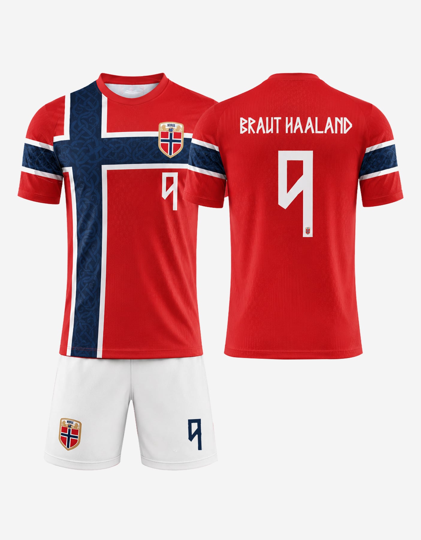 9 Erling Haaland Norway Soccer Jersey - 99Jersey | Where Legends