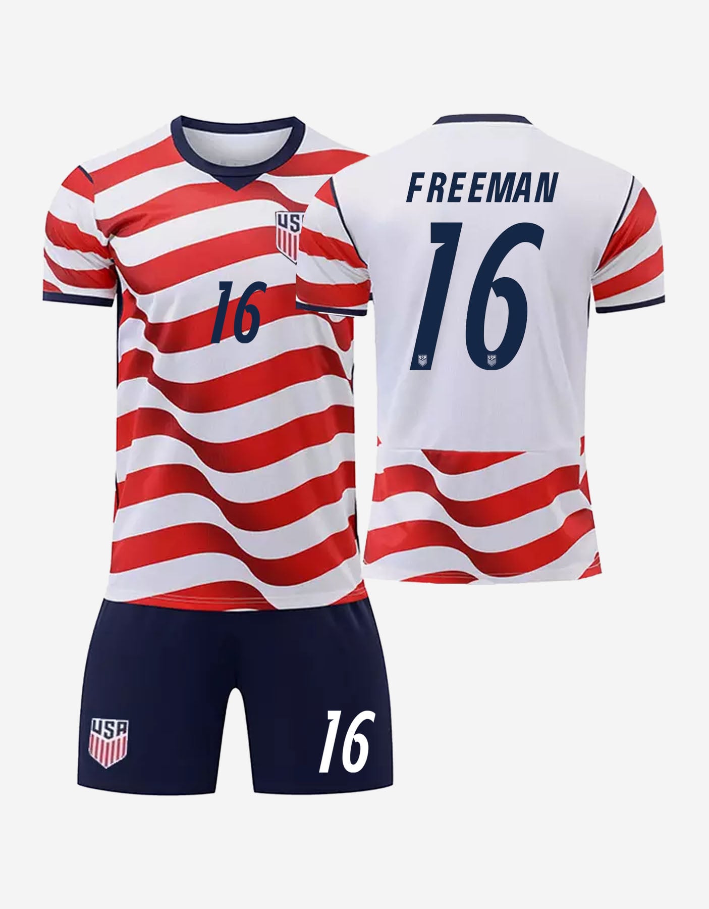 #16 Alexander Michael Freeman USA Soccer Jersey