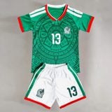 #13 Guillermo Ochoa Mexico Youth Soccer Jersey