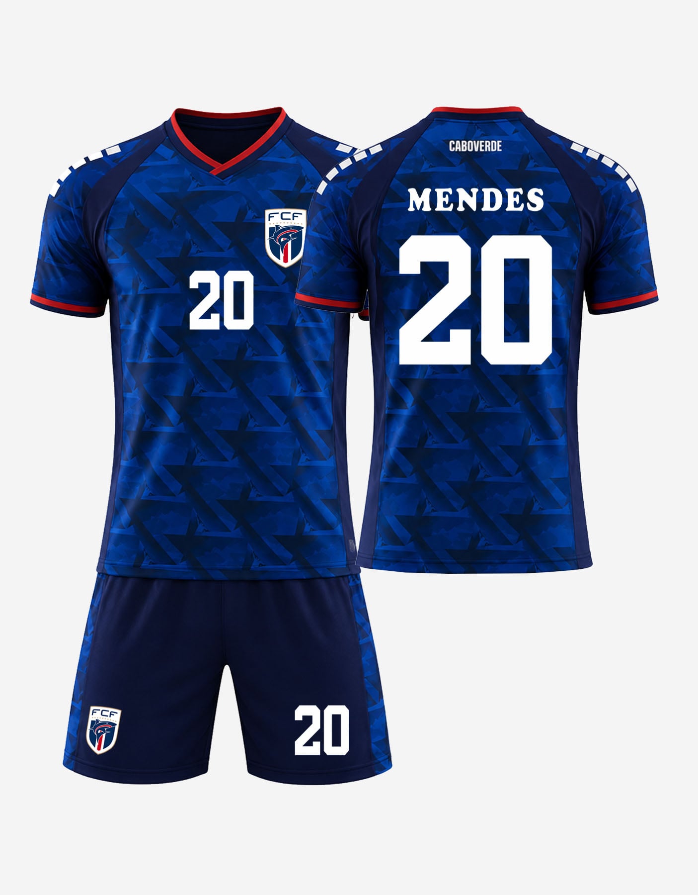 #20 Ryan Mendes Cape Verde Soccer Jersey