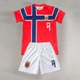 #9 Erling Haaland Norway Youth Soccer Jersey