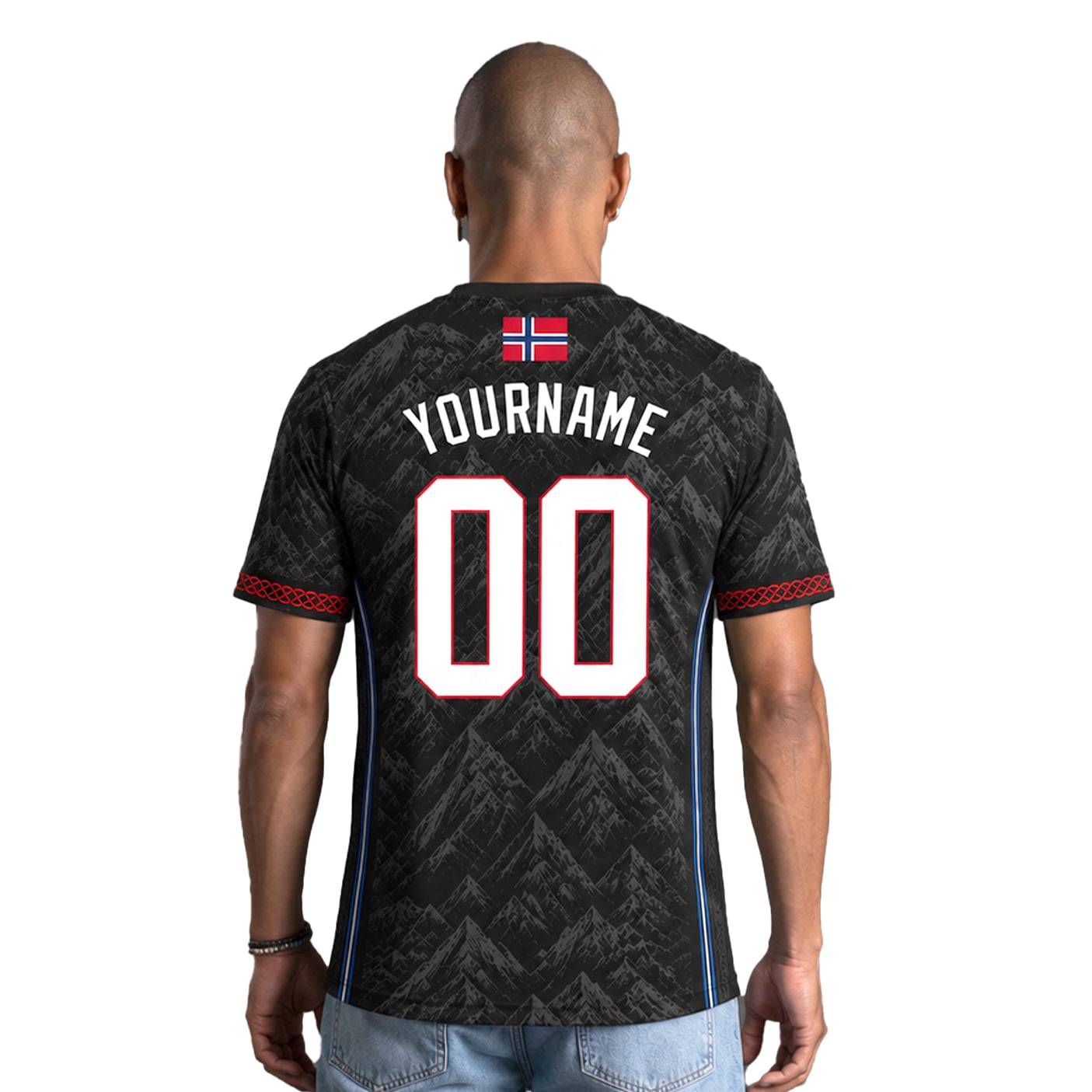 Norway Custom Soccer Jersey - Image 3