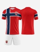 Norway Blank Red Soccer Jersey