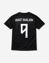 #9 Erling Haaland Norway Youth Black Soccer Jersey