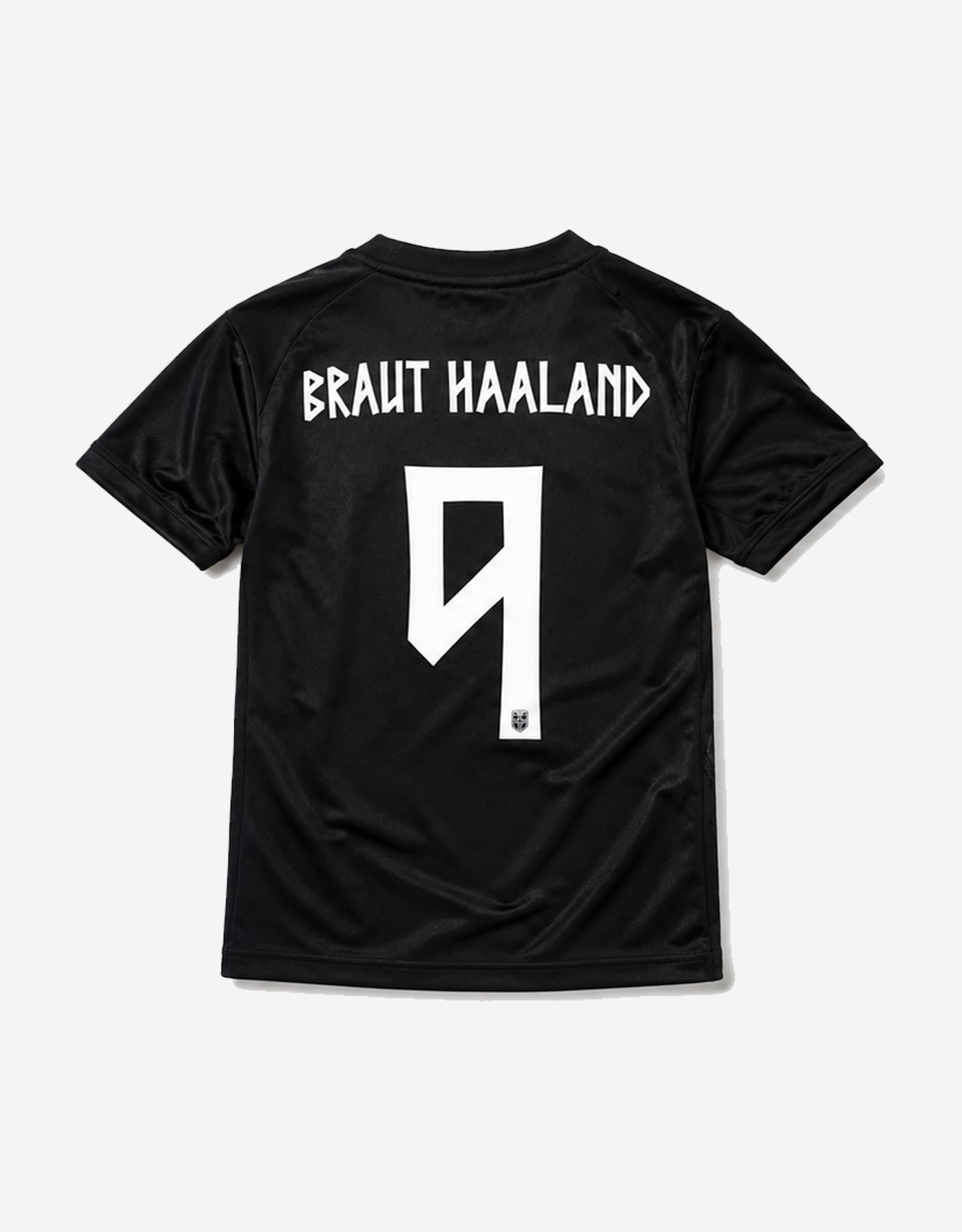 9 Erling Haaland Norway Youth Black Soccer Jersey - 99Jersey