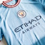 #9 Erling Haaland Manchester City Light Blue Soccer Jersey