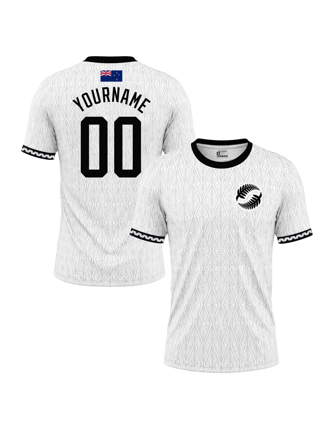 New Zealand Custom Soccer Jersey