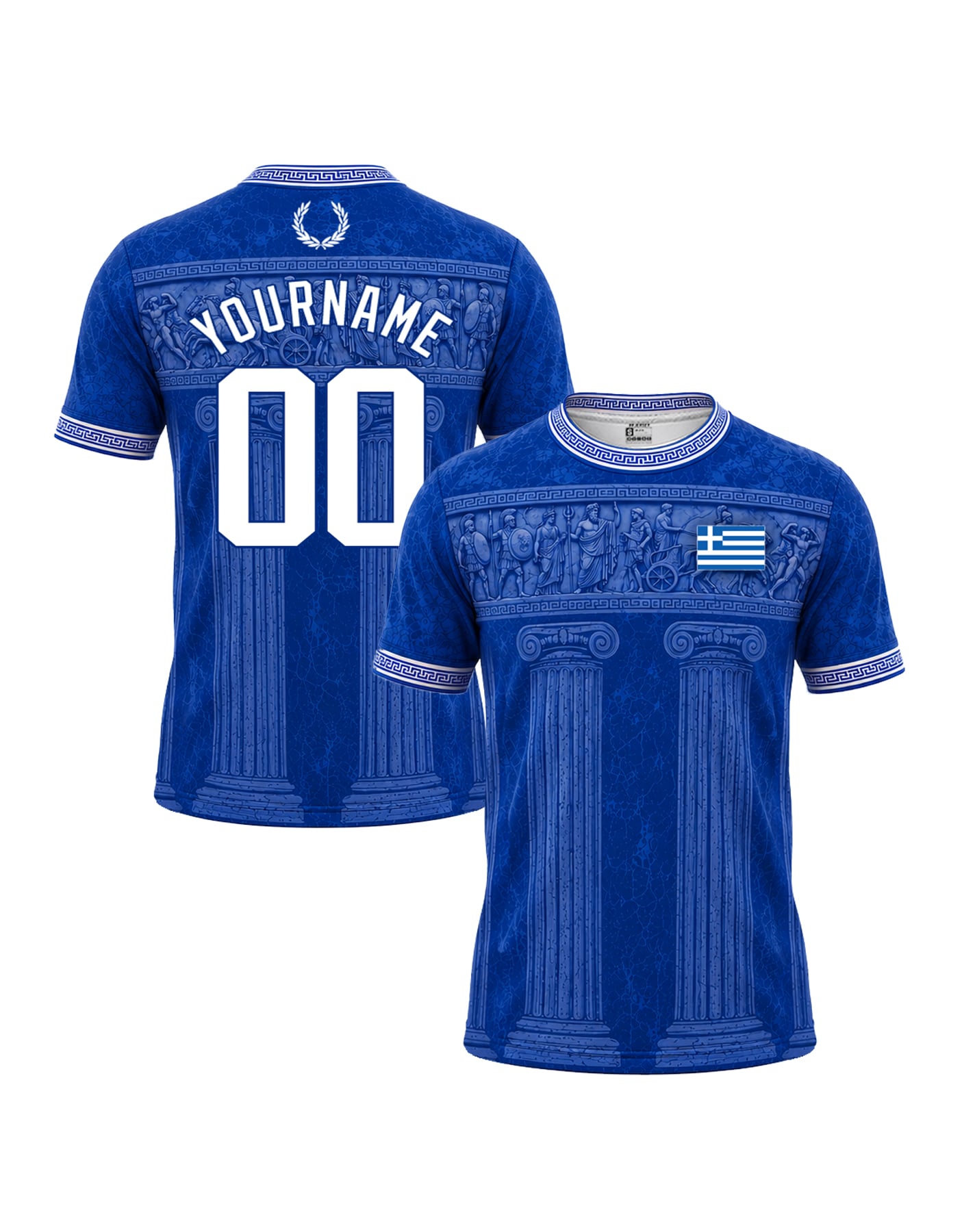 Greece Custom Soccer Jersey