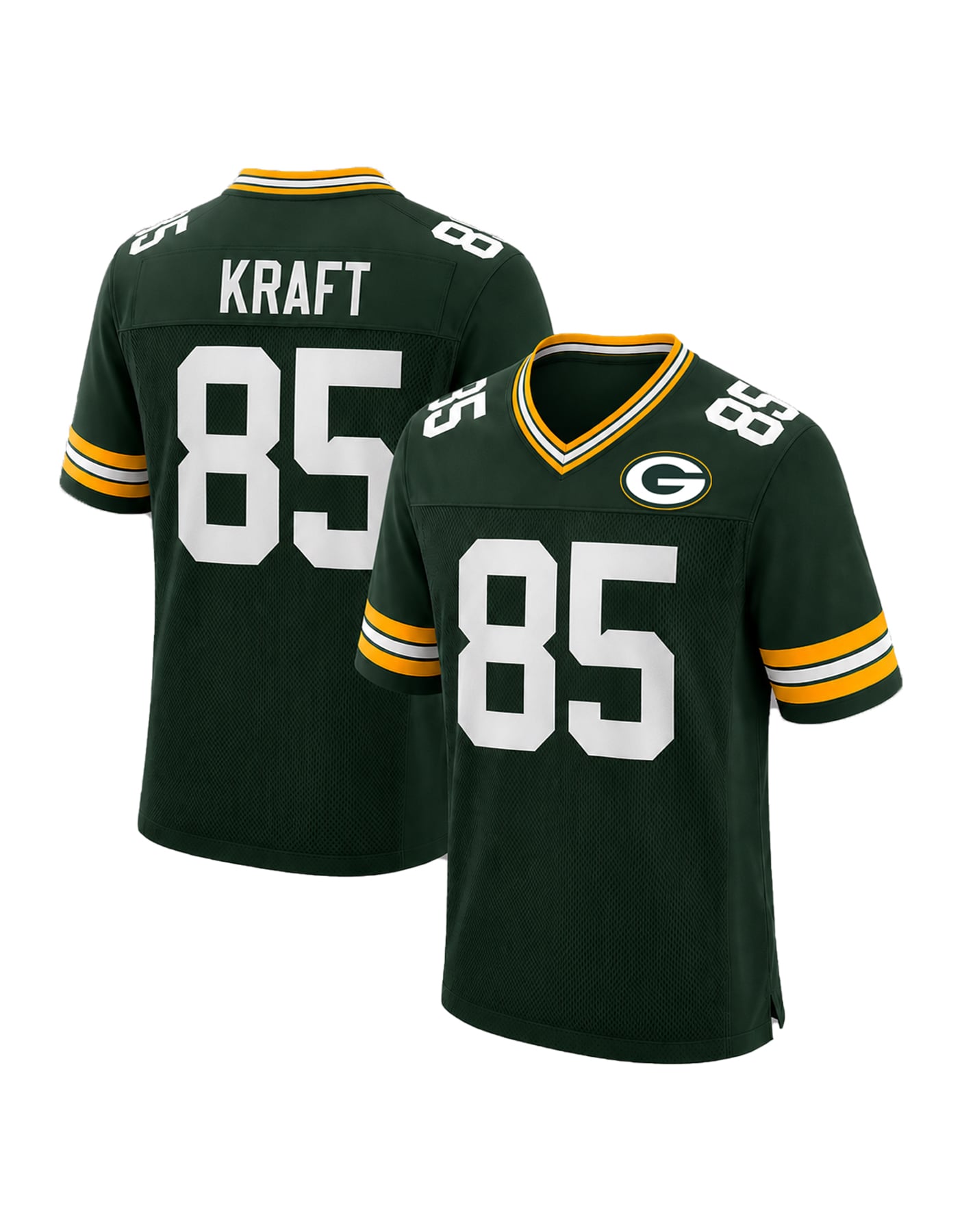 #85 Tucker Kraft Green Bay Football Jersey