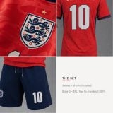 #10 Jude Bellingham England Red Navy Soccer Jersey