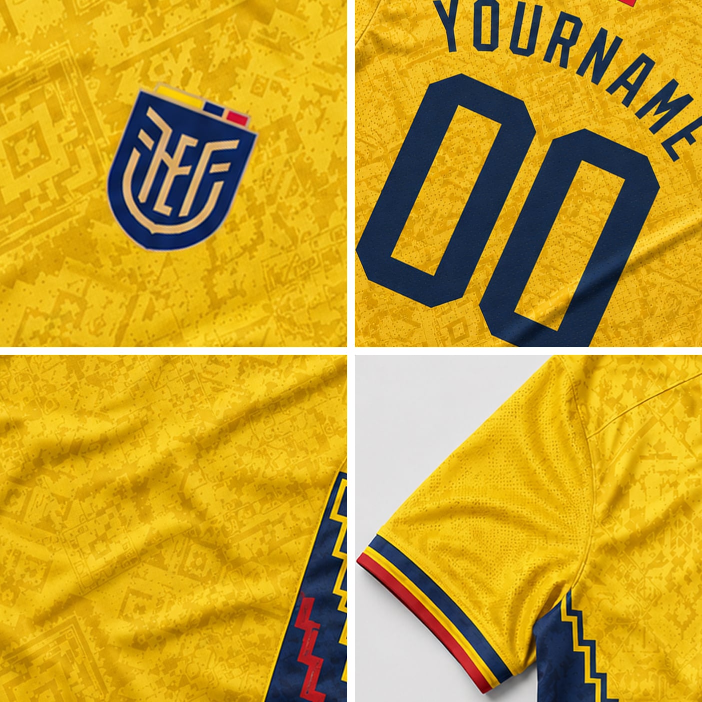Ecuador Custom Soccer Jersey - Image 4