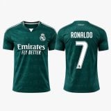 #7 Cristiano Ronaldo Green and White Soccer Jersey