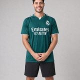 #7 Cristiano Ronaldo Green and White Soccer Jersey