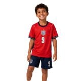 #9 Harry Kane Red Navy England Youth Soccer Jersey