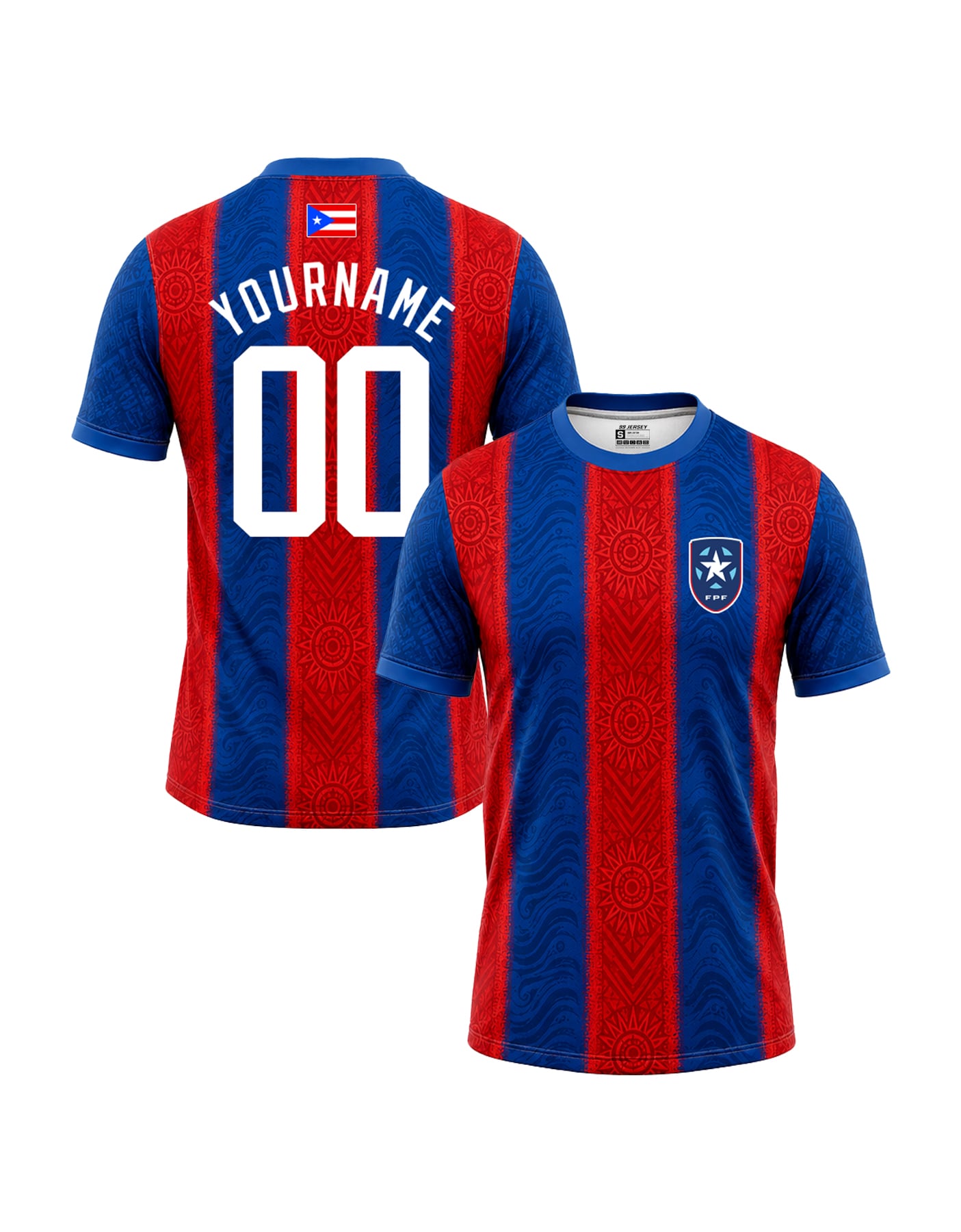 Puerto Rico Custom Soccer Jersey