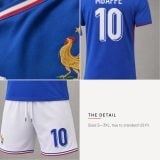 Kylian Mbappé #10 France National Soccer Jersey
