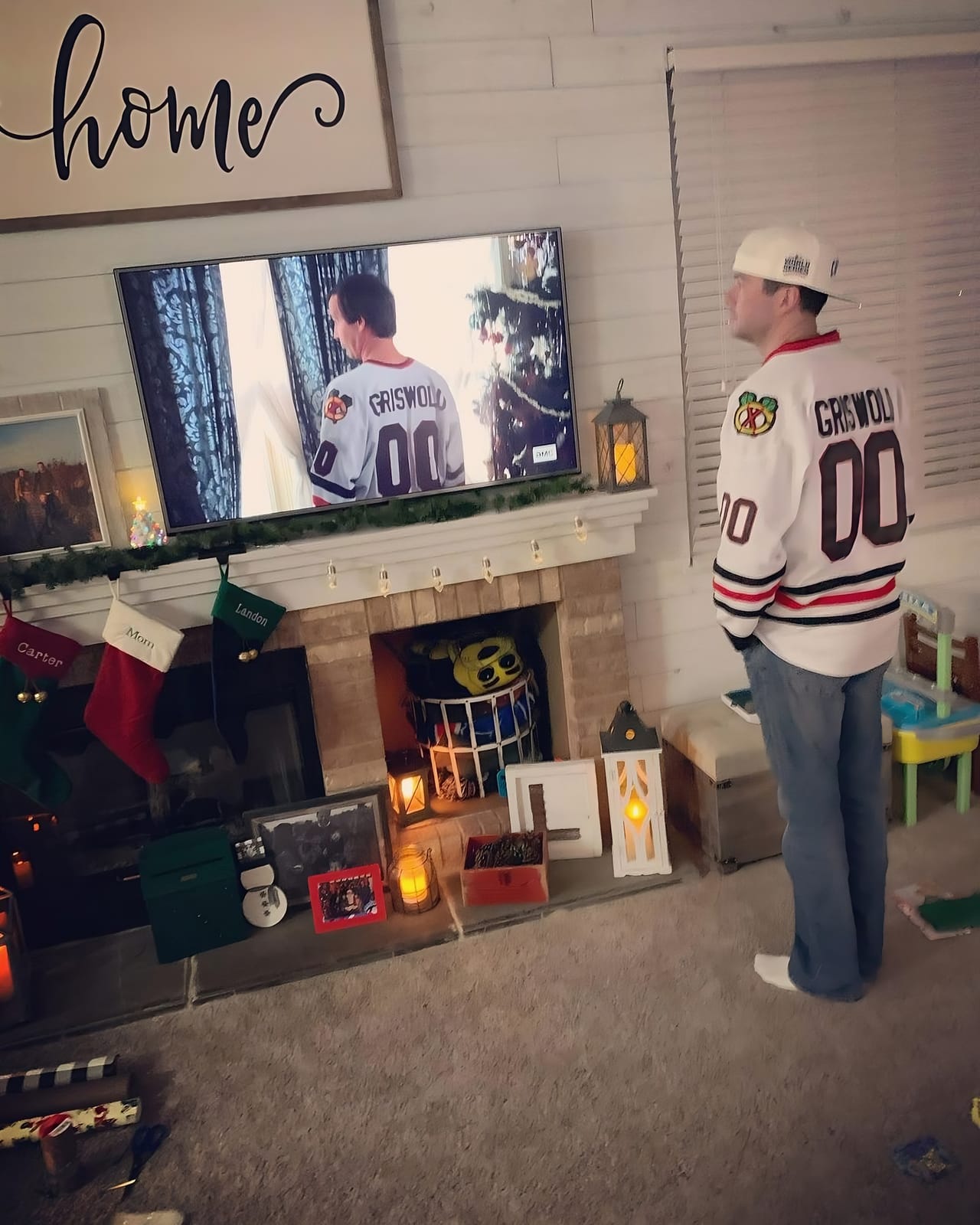 Eway Clark Griswold #00 Christmas Vacation Hockey Jersey - Image 7