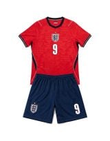 #9 Harry Kane Red Navy England Youth Soccer Jersey