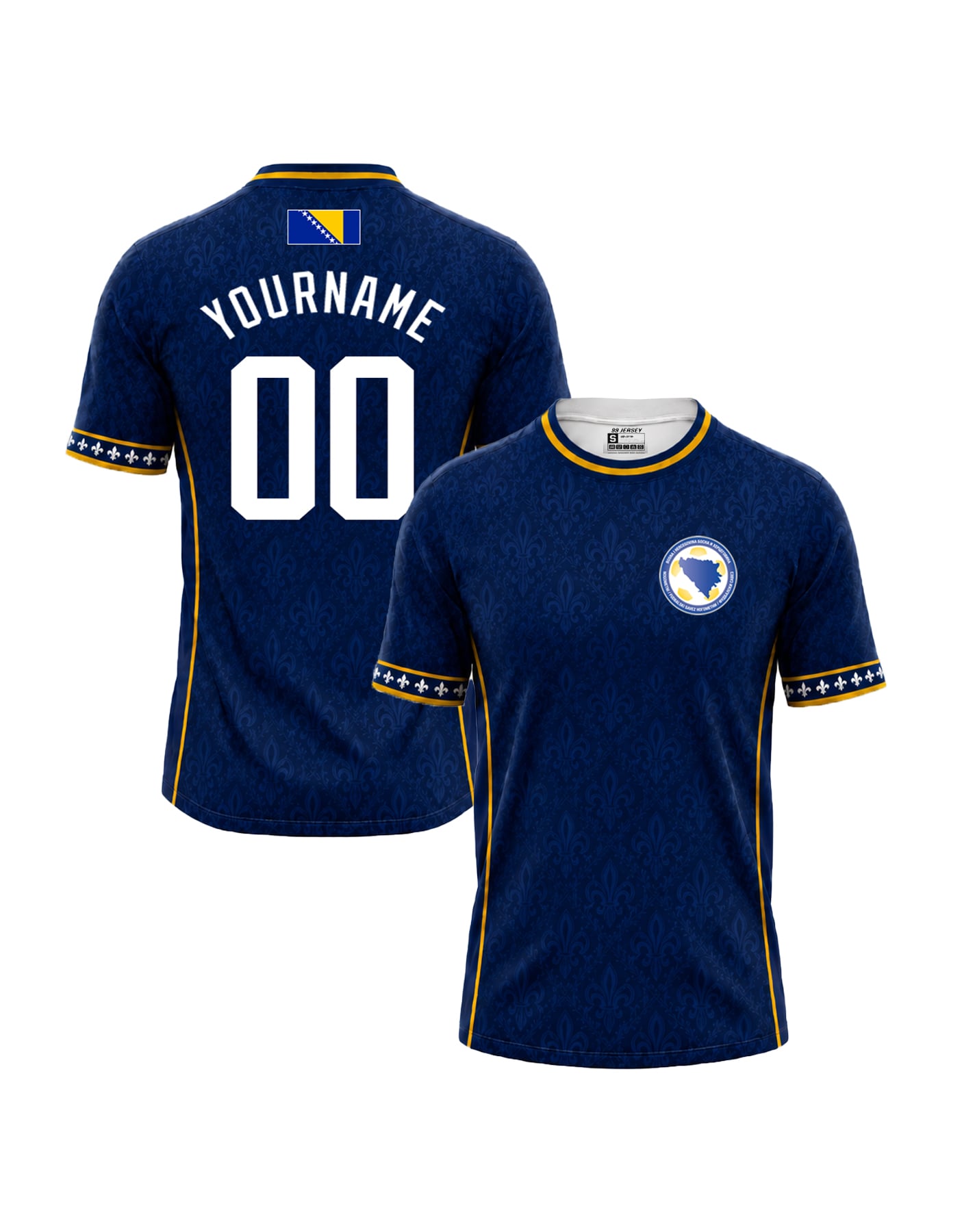 Bosnia Custom Soccer Jersey