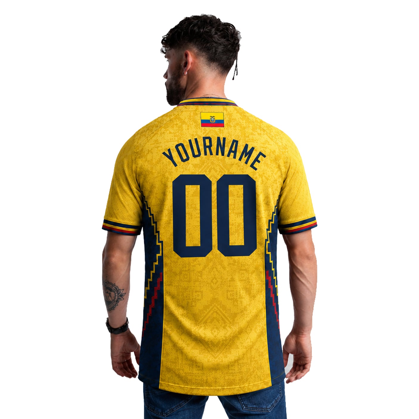 Ecuador Custom Soccer Jersey - Image 3