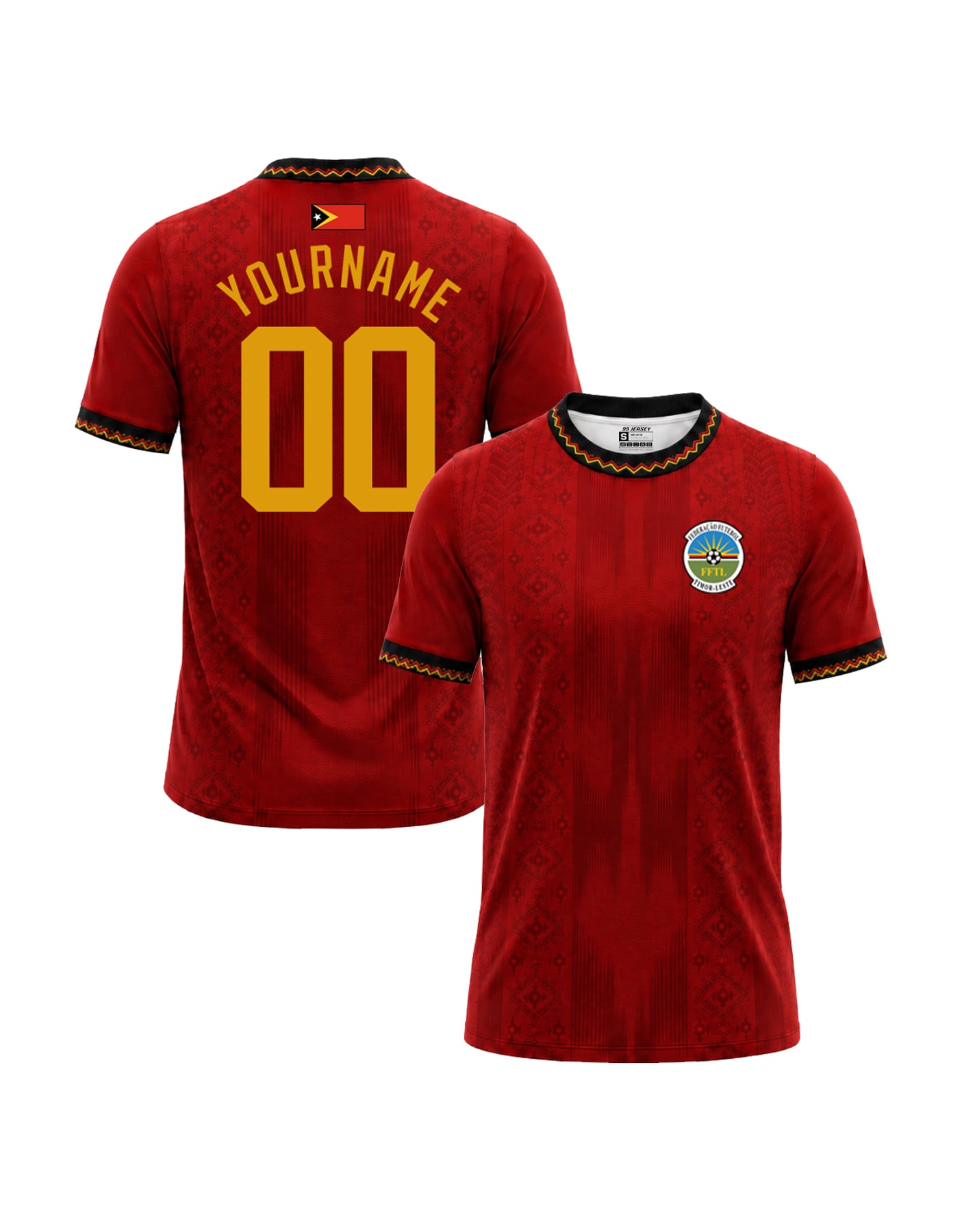 Timor-Leste Custom Soccer Jersey
